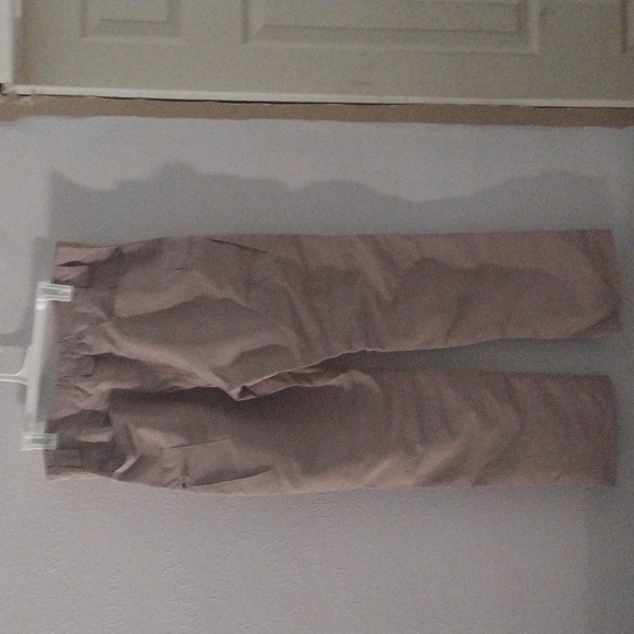 Men’s Tan Cargo Pants XL – 100% Polyester, Utility Trousers NWOT - Picture 3 of 5